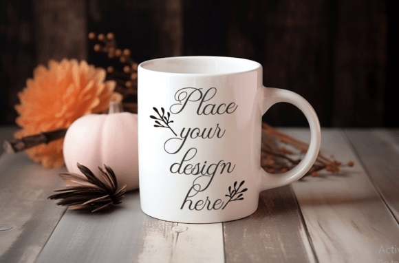 Download Autumn Rustic Halloween 11oz Mug Mockup - Mug mockup Collection