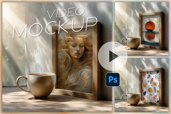 Download PSD Frame Animation Frame Mockup Video - Frame mockup video Collection