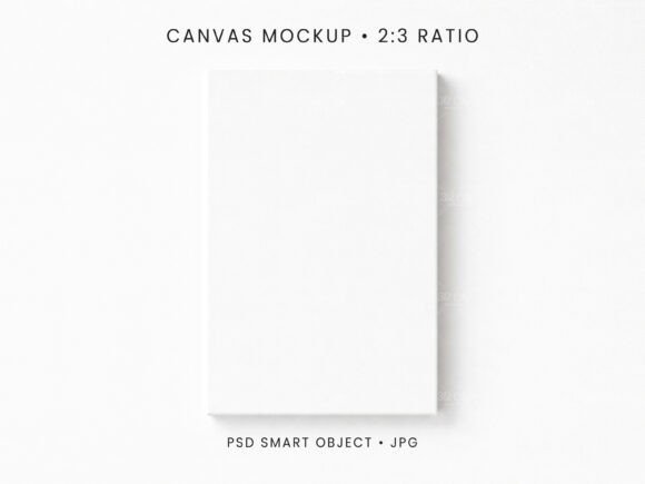 Download 2:3 Canvas Mockup Wall Art Display PSD - Canvas mockup Collection