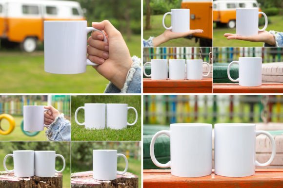 Download Bundle 11oz Mug Mockup PSD - Mug mockup Collection