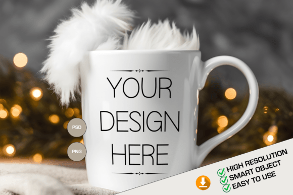 Download Christmas Mug Mockup, PSD Mug Template - Mug mockup Collection